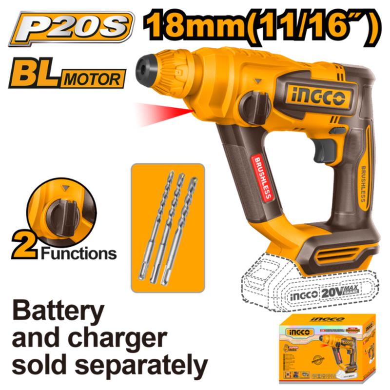 CRHLI20188 (Cordless rotary hammer 20V 18mm  P1C4)