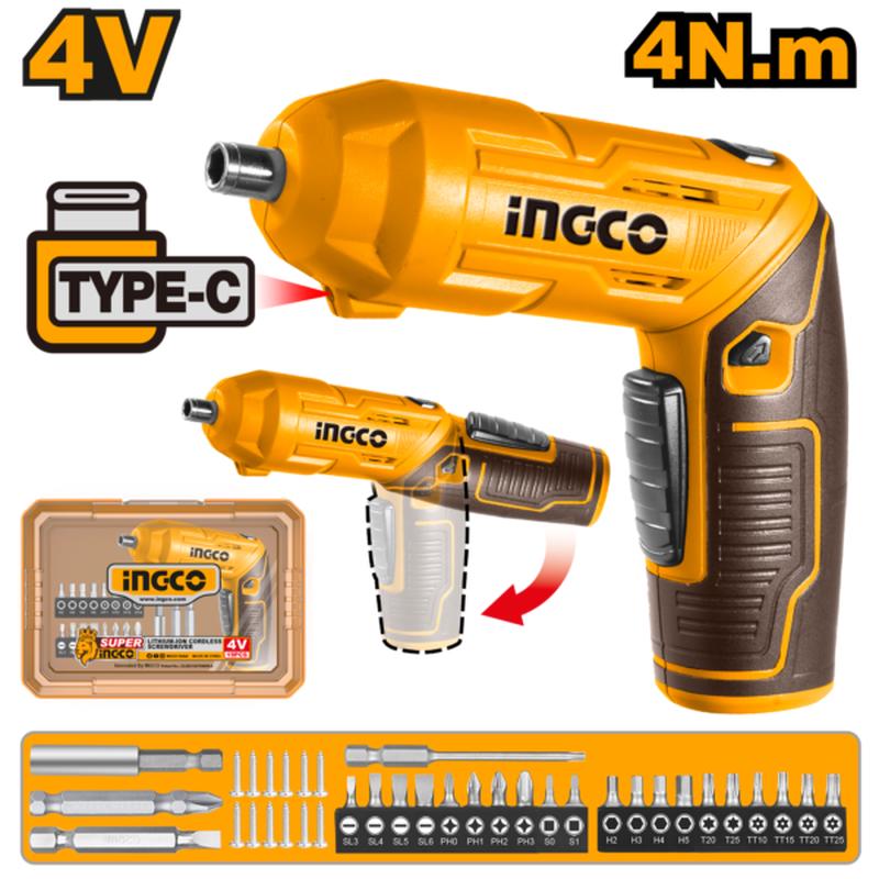 CSDLI04425 (Cordless screwdriver 4V 4Nm 24pcs set  P5C20)