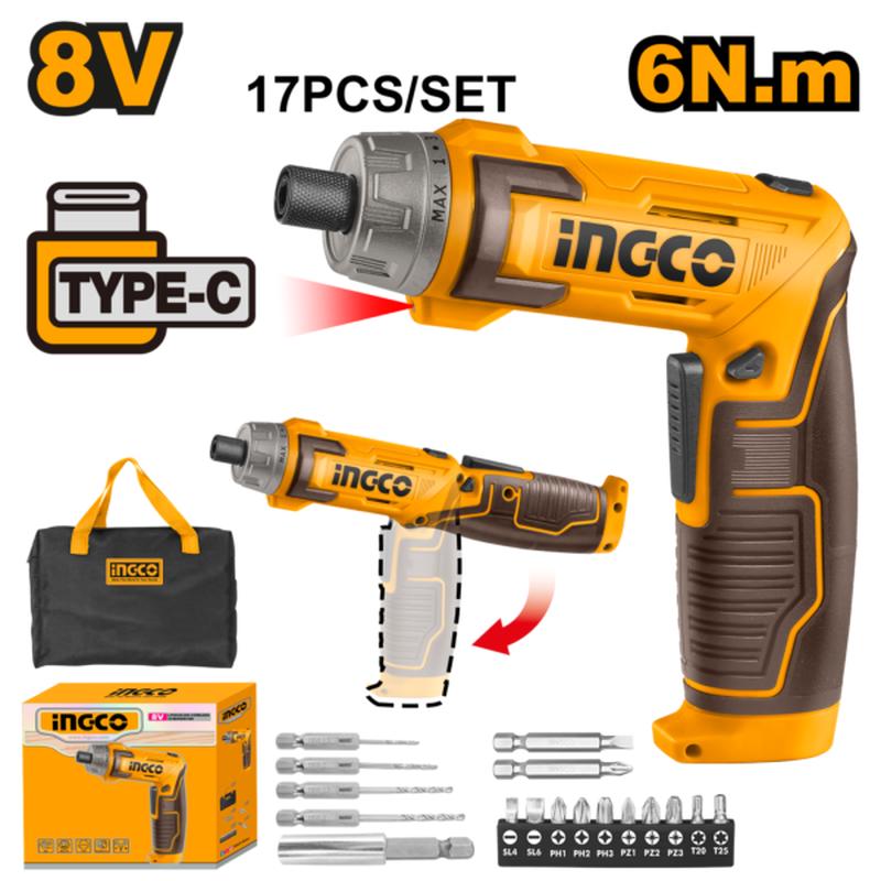 CSDLI0802 (Lithium-Ion cordless screwdriver 8V  C20)