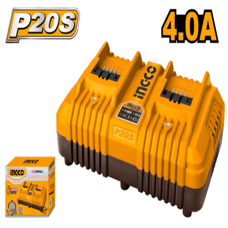 FCLI2034 (Fast Charger 20V  4A for 2 Batteries  C20)