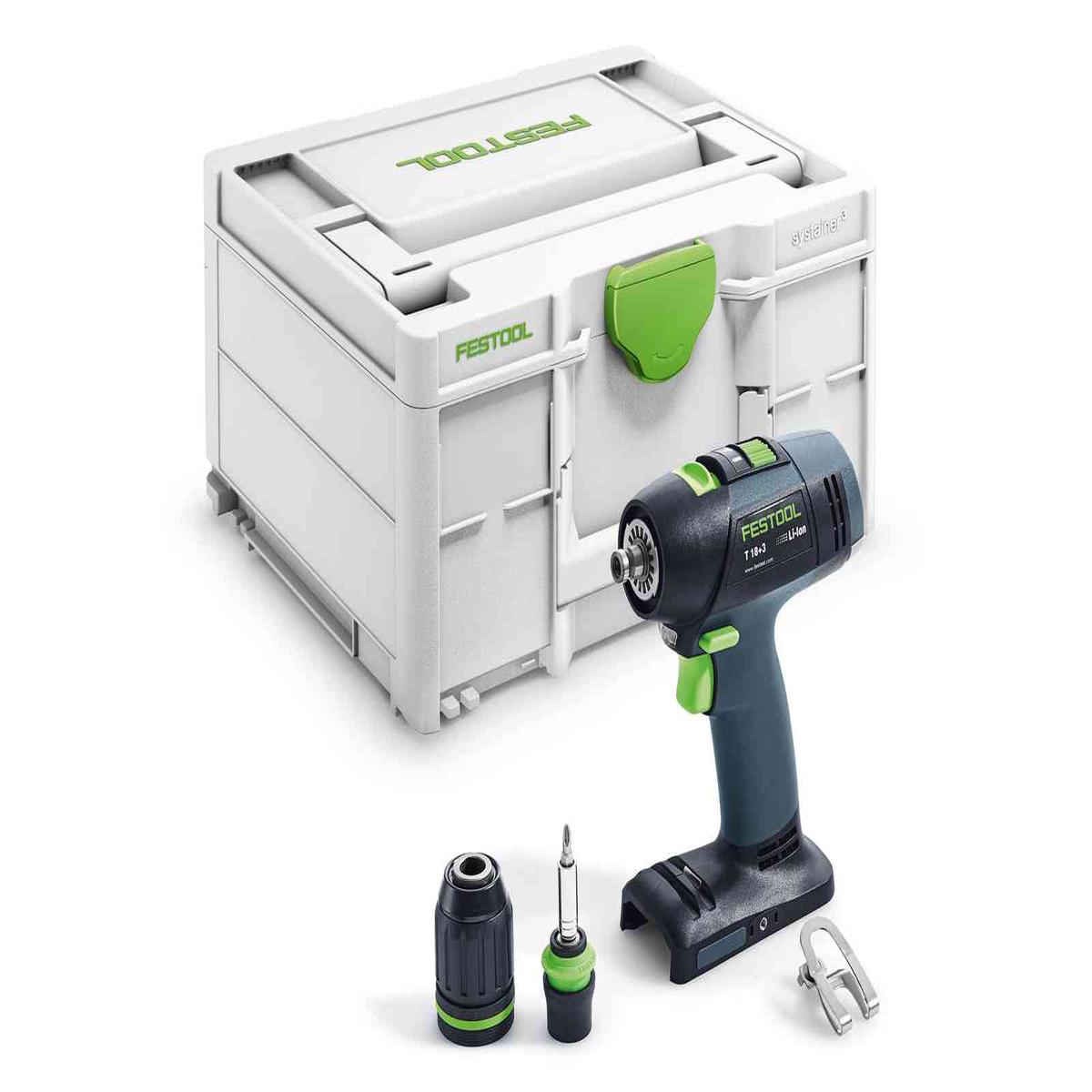 Festool | Cordless drill T18+3-Basic