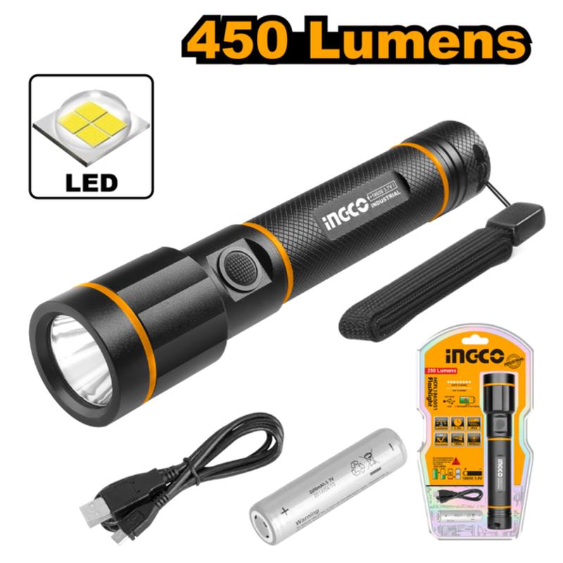 HCFL1865051 (Flashlight  usb charging  P6C36)