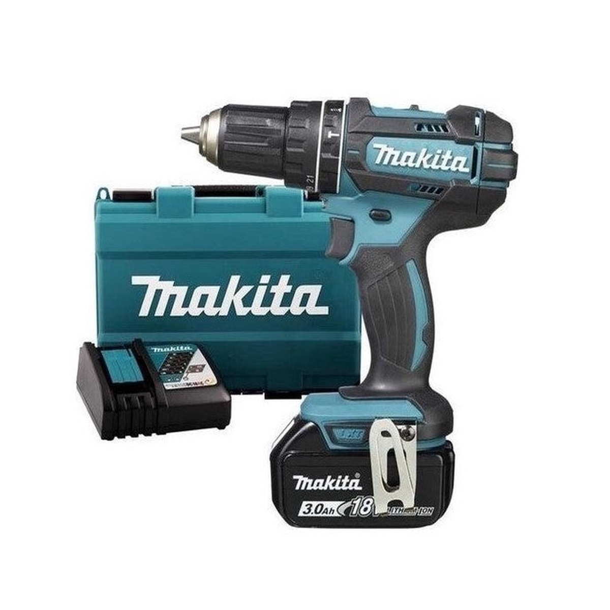 Makita | Cordless Driver Drill DHP482RFE + 1 x 3,0Ah Battery+Charger
