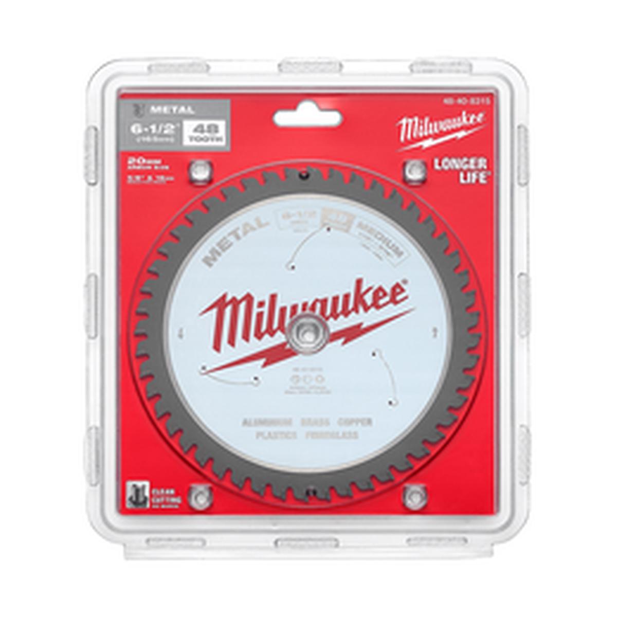 Milwaukee – 165mm (6-1/2″) 48T Metal Circular Saw Blade | 48408315