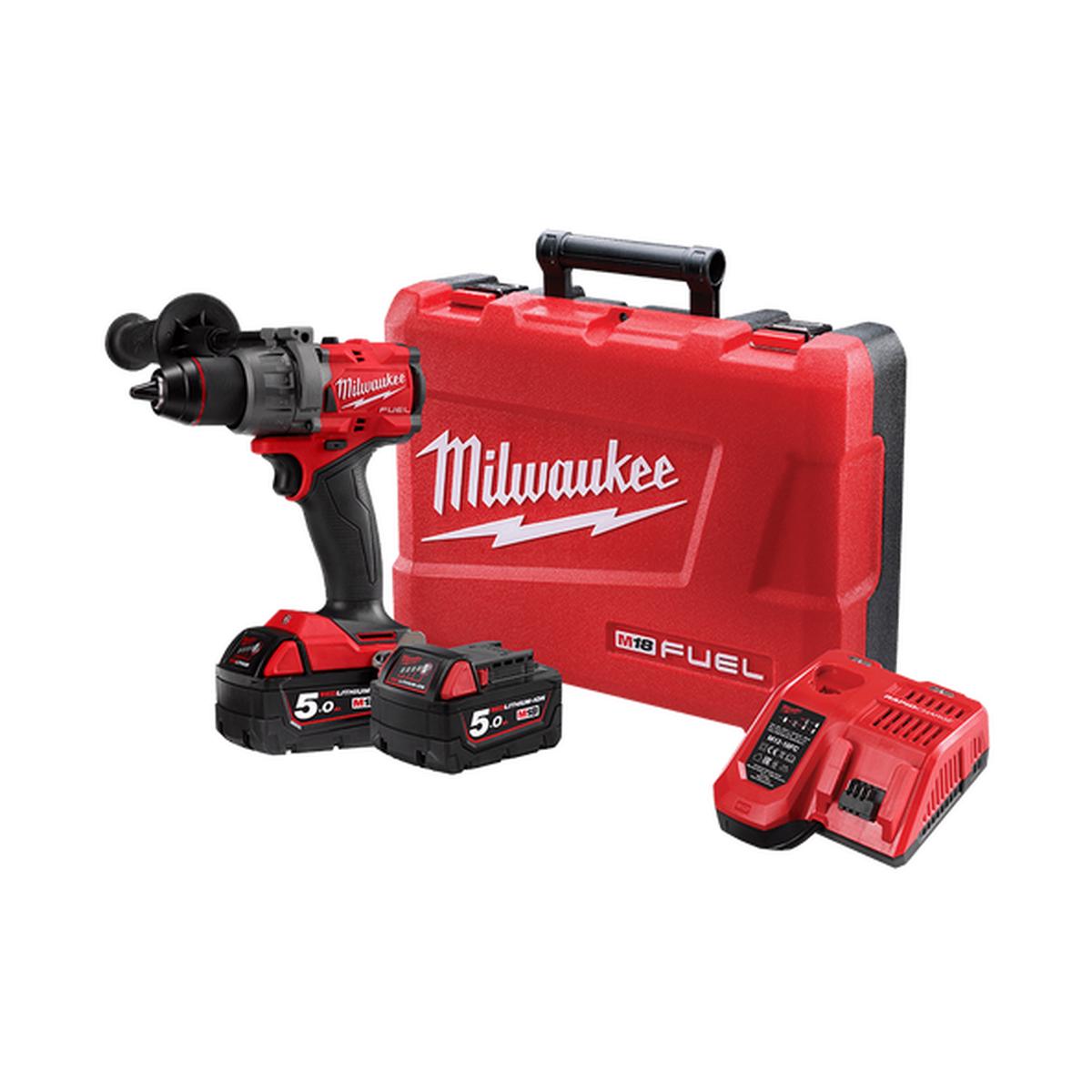 Milwaukee - M18 FUEL 13mm Hammer Drill/Driver Kit | M18FPD3502C