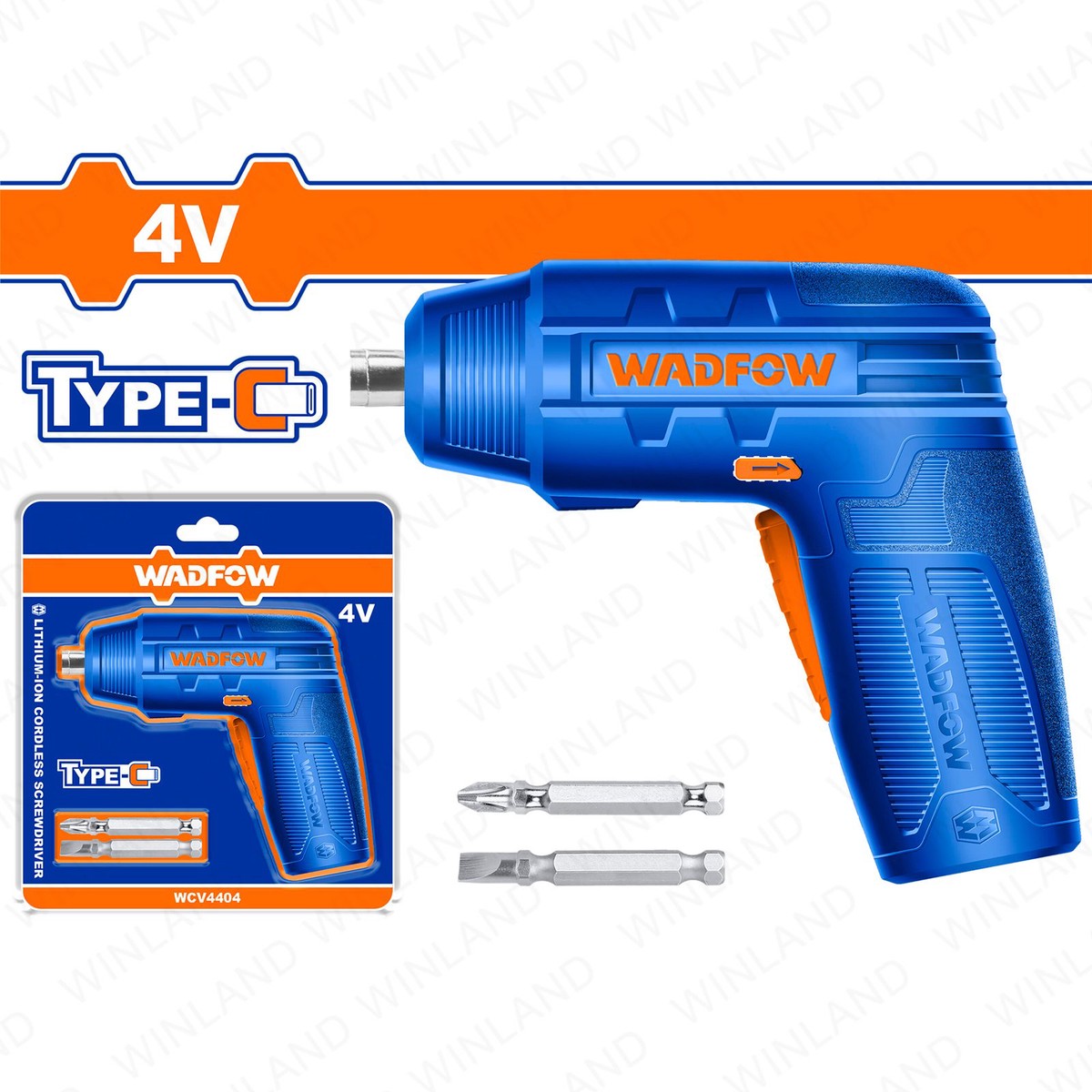 Wadfow WCV4404 – Lithium-Ion Cordless Screwdriver