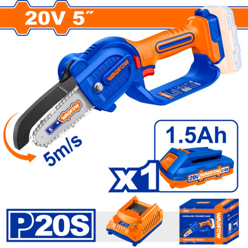 WCLP552 (Wadfow Cordless pruner saw 20V 5 + Battery  old)