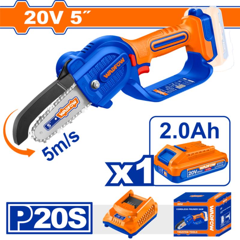 WCLP556 (Wadfow Cordless pruner saw 20v 5 + Battery  P1C6)