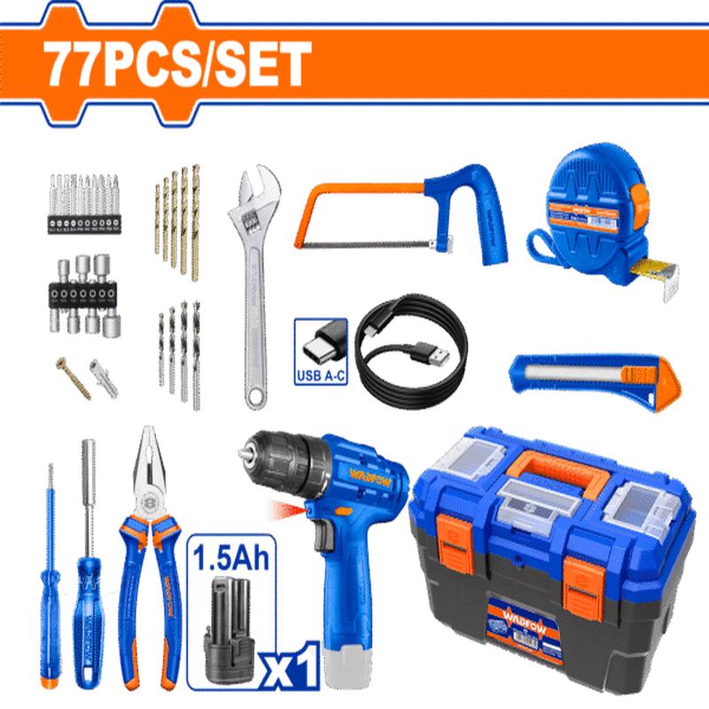 WDT1B77 (Wadfow 77Pcs tools set  C6)