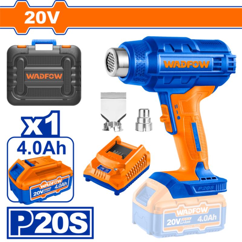 WKH1B012 (Wadfow Cordless heat gun 20V 550C + Battery  P1C5)