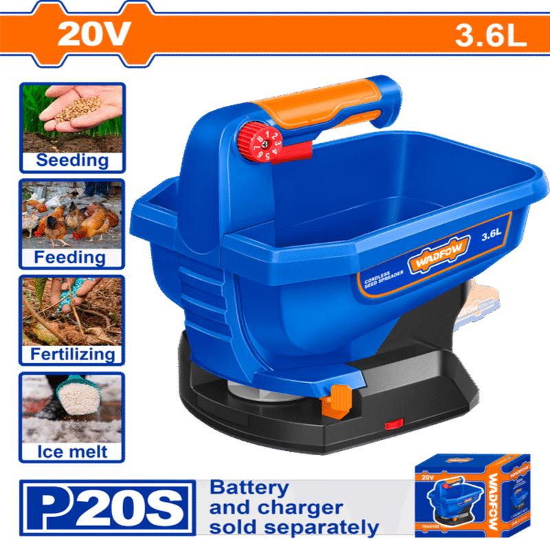 WLSS1520 (Wadfow Cordless seed spreader 20V 3.6L  P1C1)