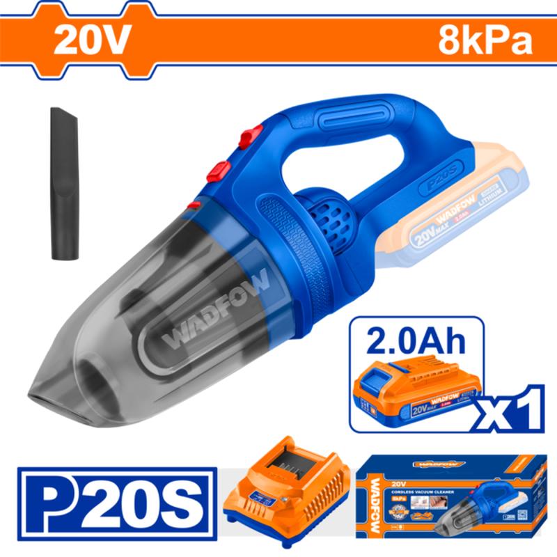 WLV20201 (Wadfow Cordless vacuum cleaner 20v + battery  P1C8)