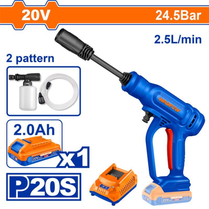WQX01203 (Wadfow Cordless pressure washer 20v  C6)
