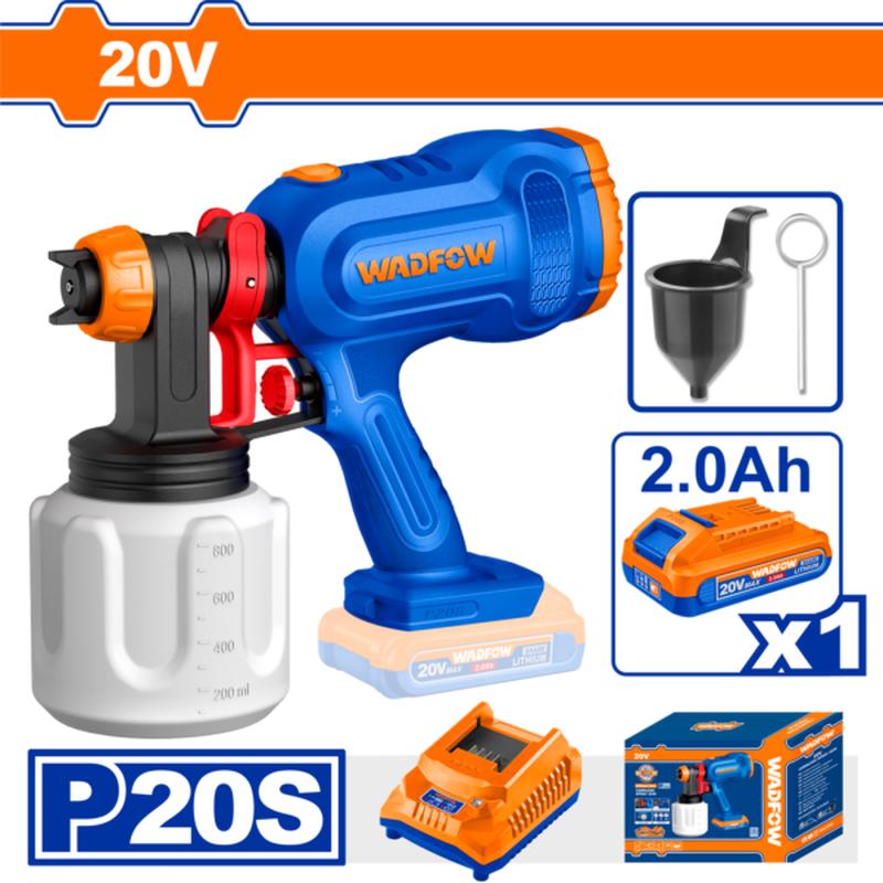 WSU30664 (Wadfow Cordless spray gun 20v  C8)