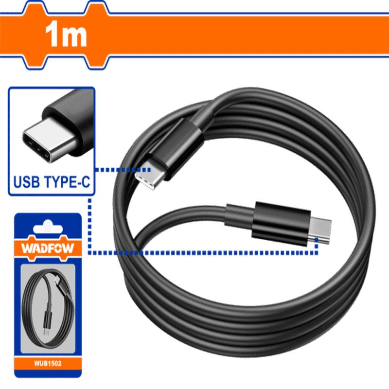 WUB1502 (Wadfow USB type-C to type-C cable 1m  C120)
