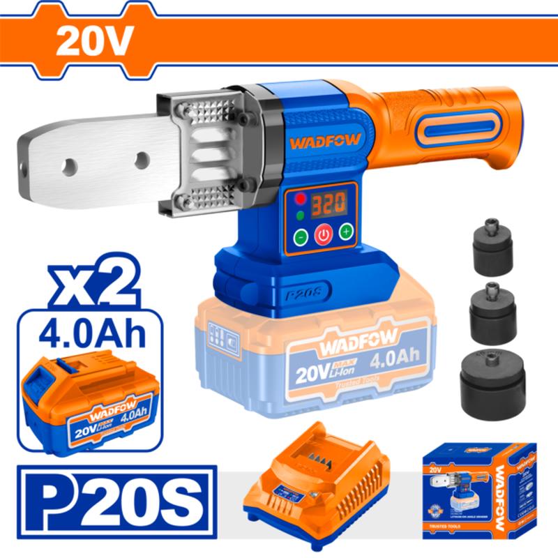 WWM20182 (Wadfow Cordless plastic tube welding tools 20v + 2 batteries  C8)