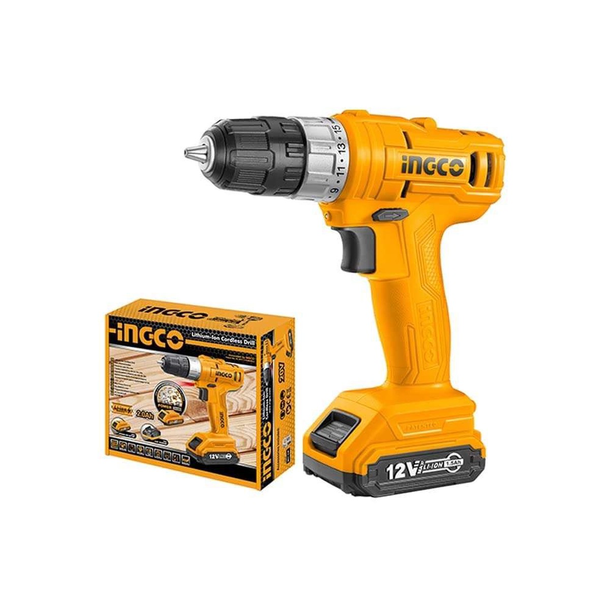 Ingco CDLI1211 – Cordless Drill 12V Cordless Power Tools