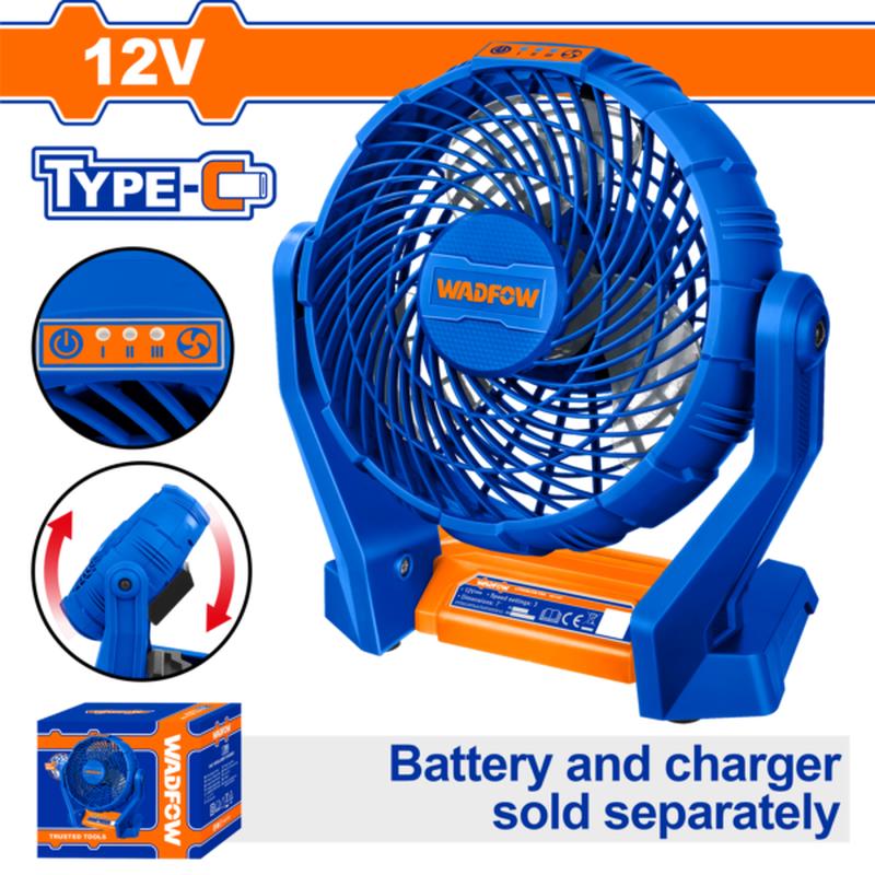 WLF1507 (Wadfow Cordless fan 12V  P1C10)