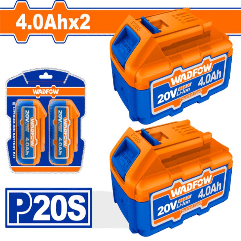 WOS240685 (Wadfow 2 Pcs Battery 20V 4Ah  P5C10)