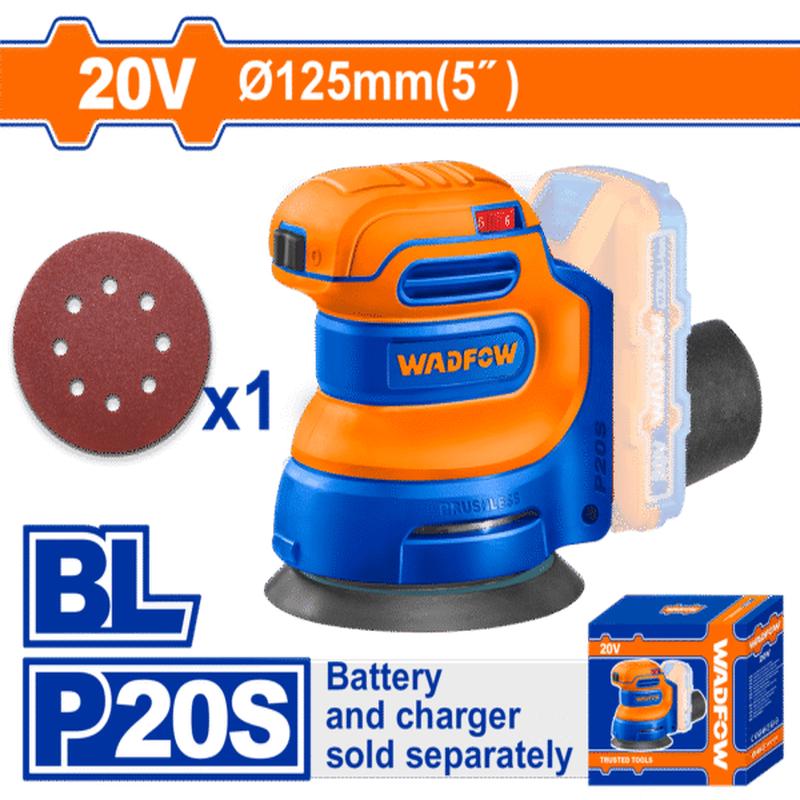 WRAP5030 (Wadfow Cordless random orbit sander 20V 5  P1C8)