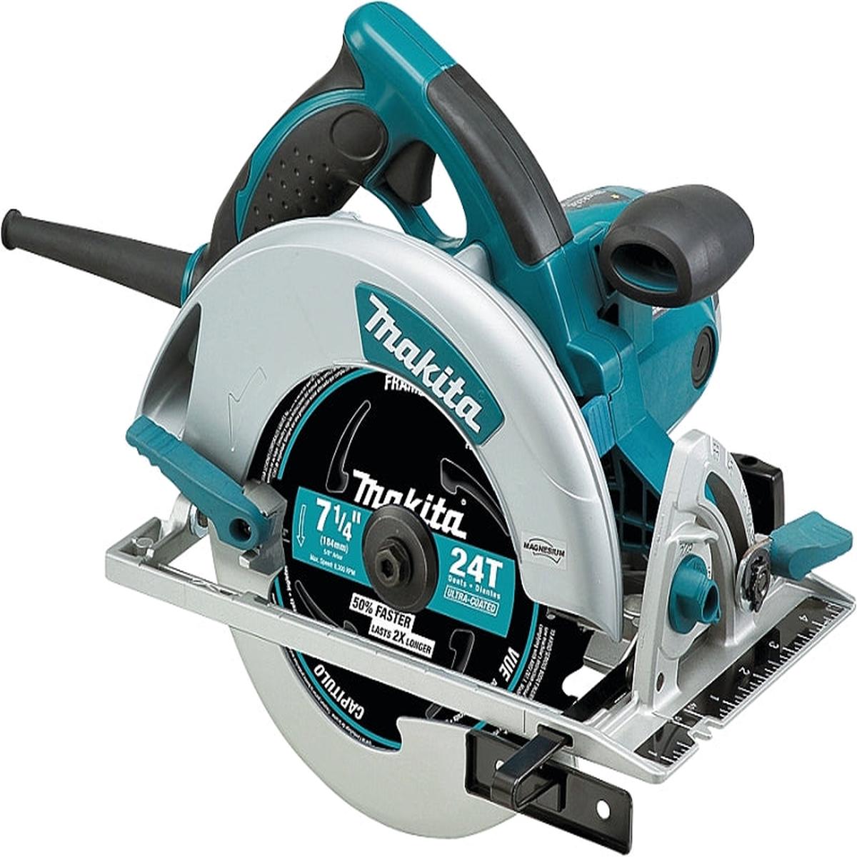 Makita 5007MG Circular Saw, 15 A, 7-1/4 in Dia Blade, 56 deg Bevel, 5/8 in Arbor
