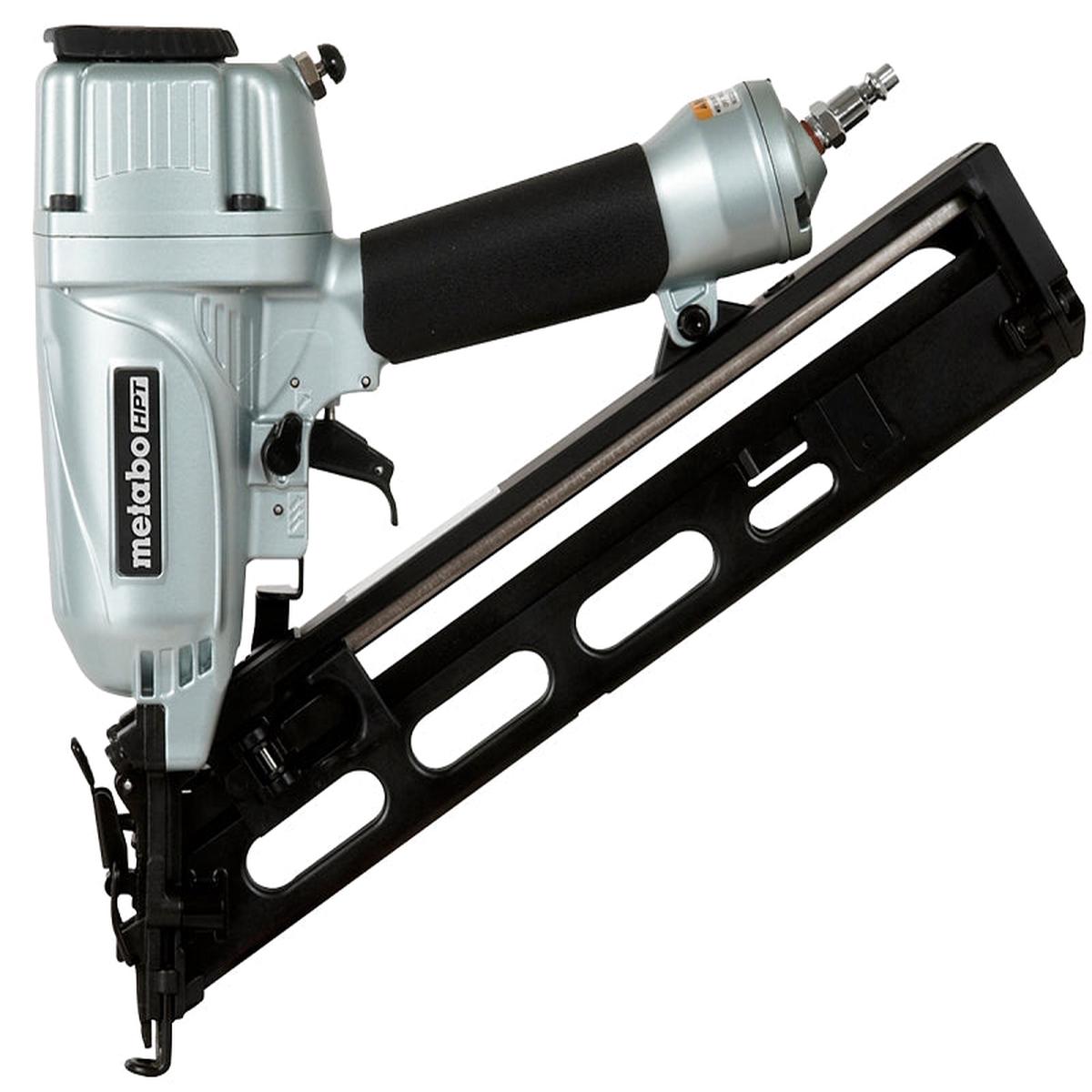 Metabo HPT NT65MA4 Pneumatic Nailer, 100 Magazine, Strip Collation, 1-1/4 to 2-1/2 in L Fastener, 0.045 scfm Air