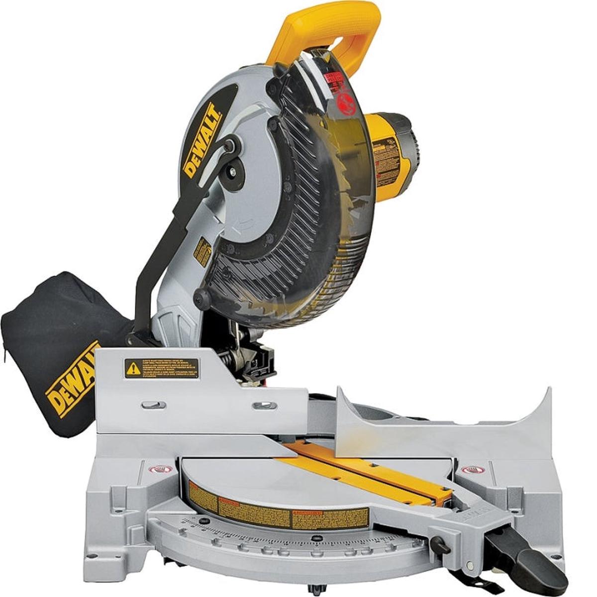 DEWALT DW713 Miter Saw, 120 V, 15 A, 10 in Dia Blade, 2 x 6 in 45 deg, 4 x 4 in at 90 deg Cutting Capacity