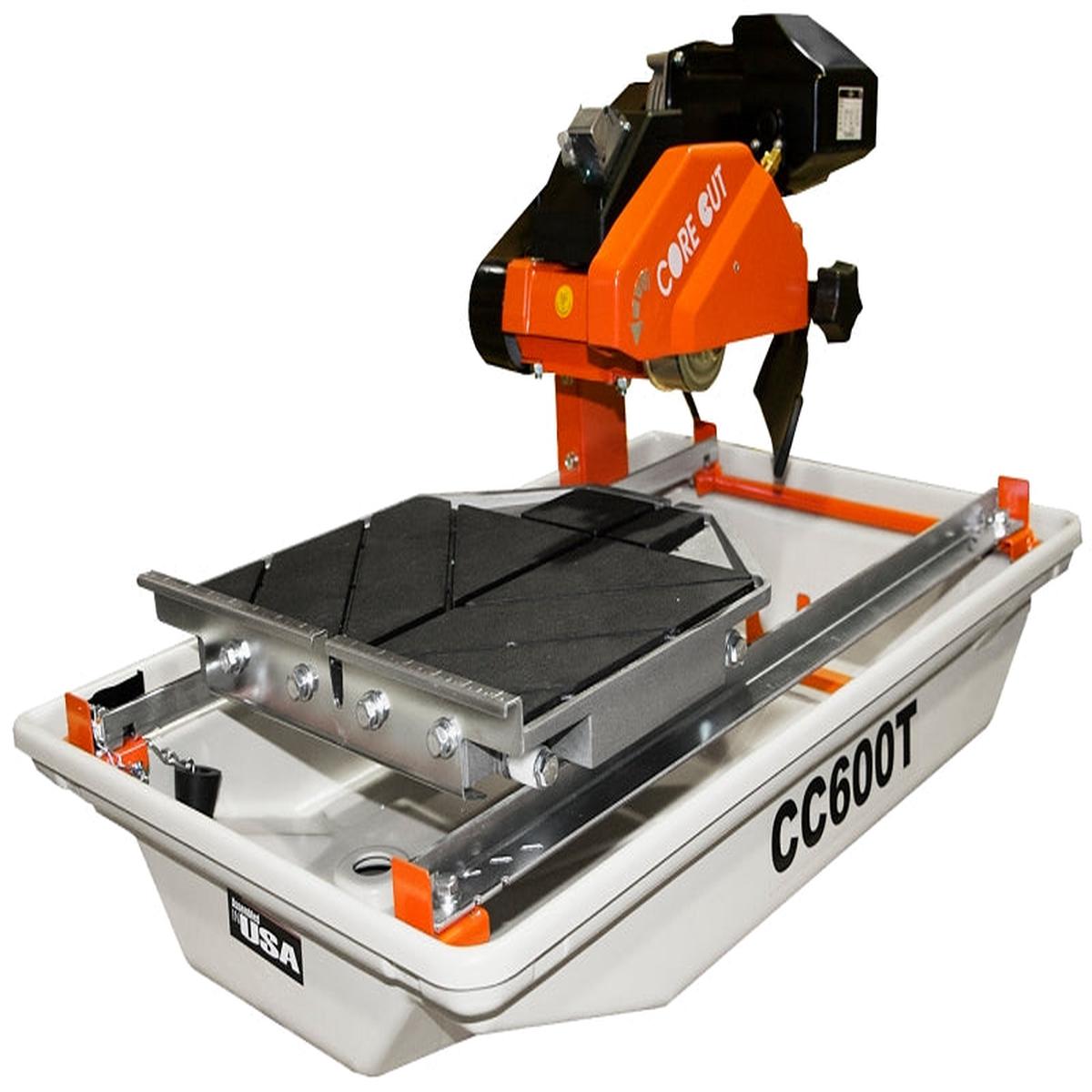 Diamond Products 65019 Electric Tile Saw, 15 A, 7 in Dia Blade, 17 in Ripping, 5/8 in Arbor, 6000 rpm Speed