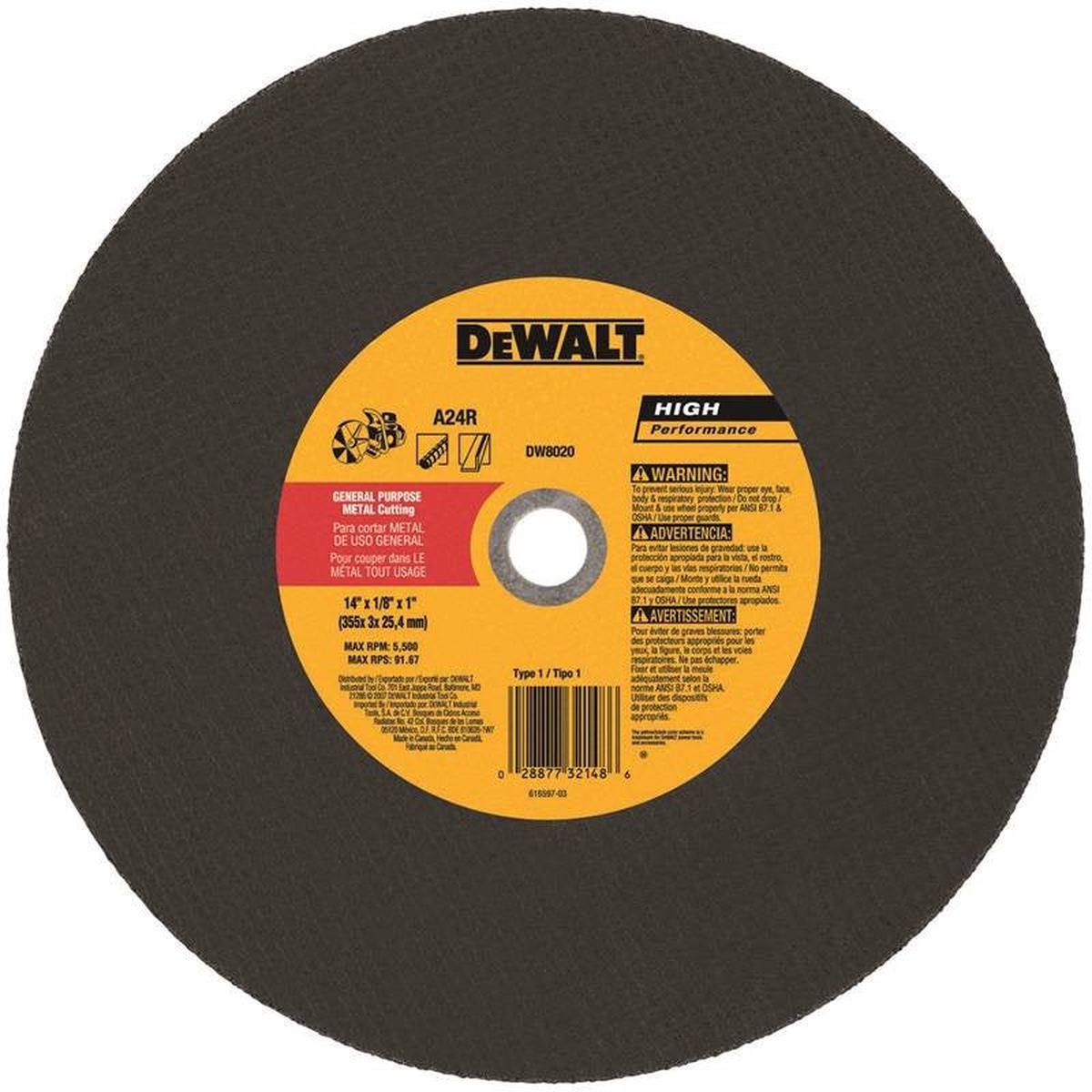 14×1-8×1 Cut-off Whl