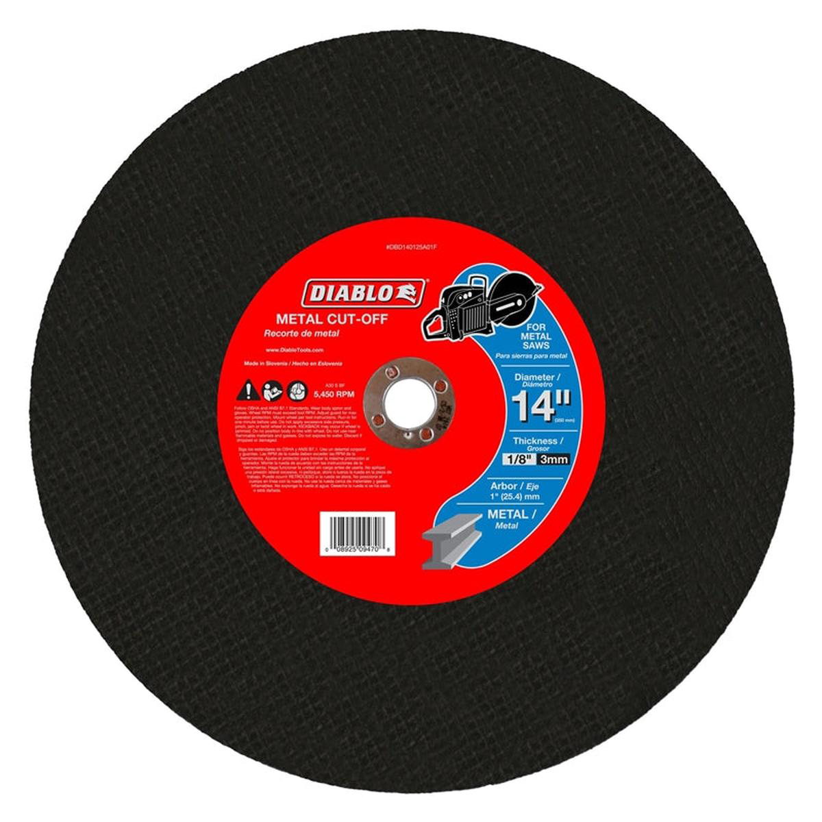 Cutoff Disc Hi-spd Metal 14 In