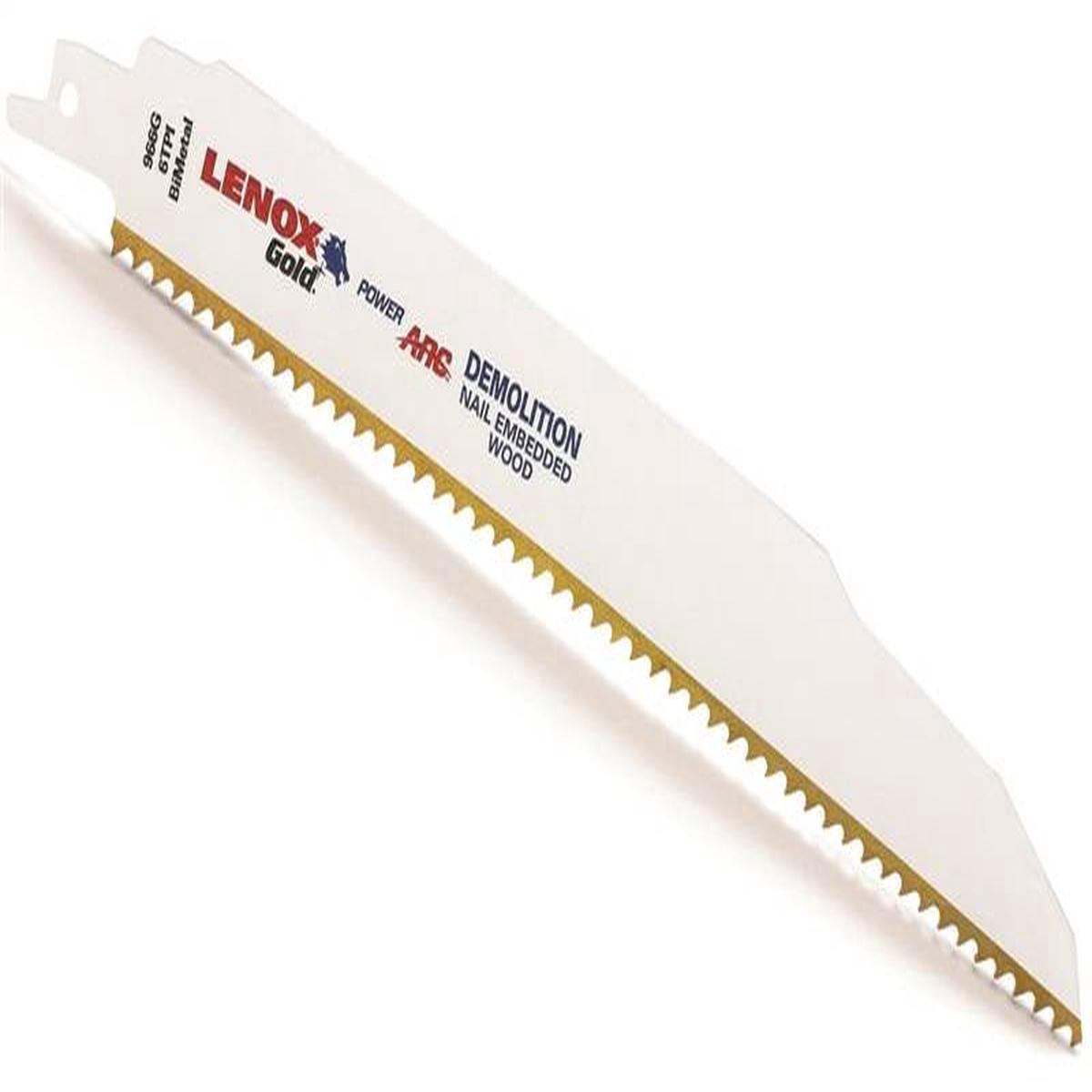 9″ 6tpi Gold Demo Recip Blade