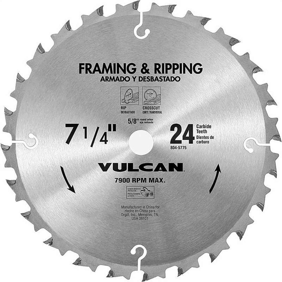 Circ Saw Blade Carb 7-1-4″x24t