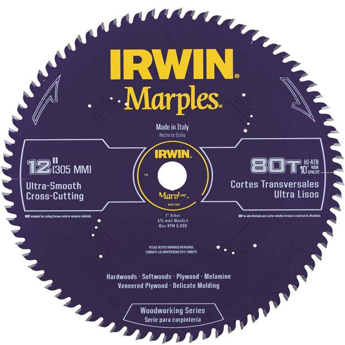 Circ Saw Blade 12in 80t Hi-atb