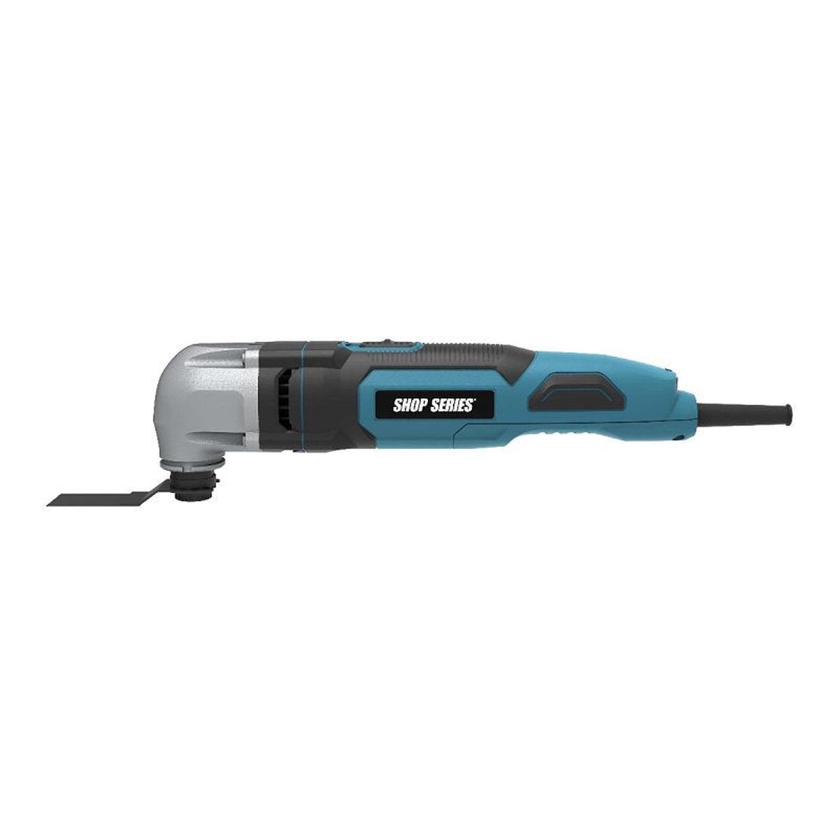 ShopSeries SS5508 Oscillating Multi-Tool, 2.5 A, 1-3/8, 3-1/3 in Blade, Variable Speed Control