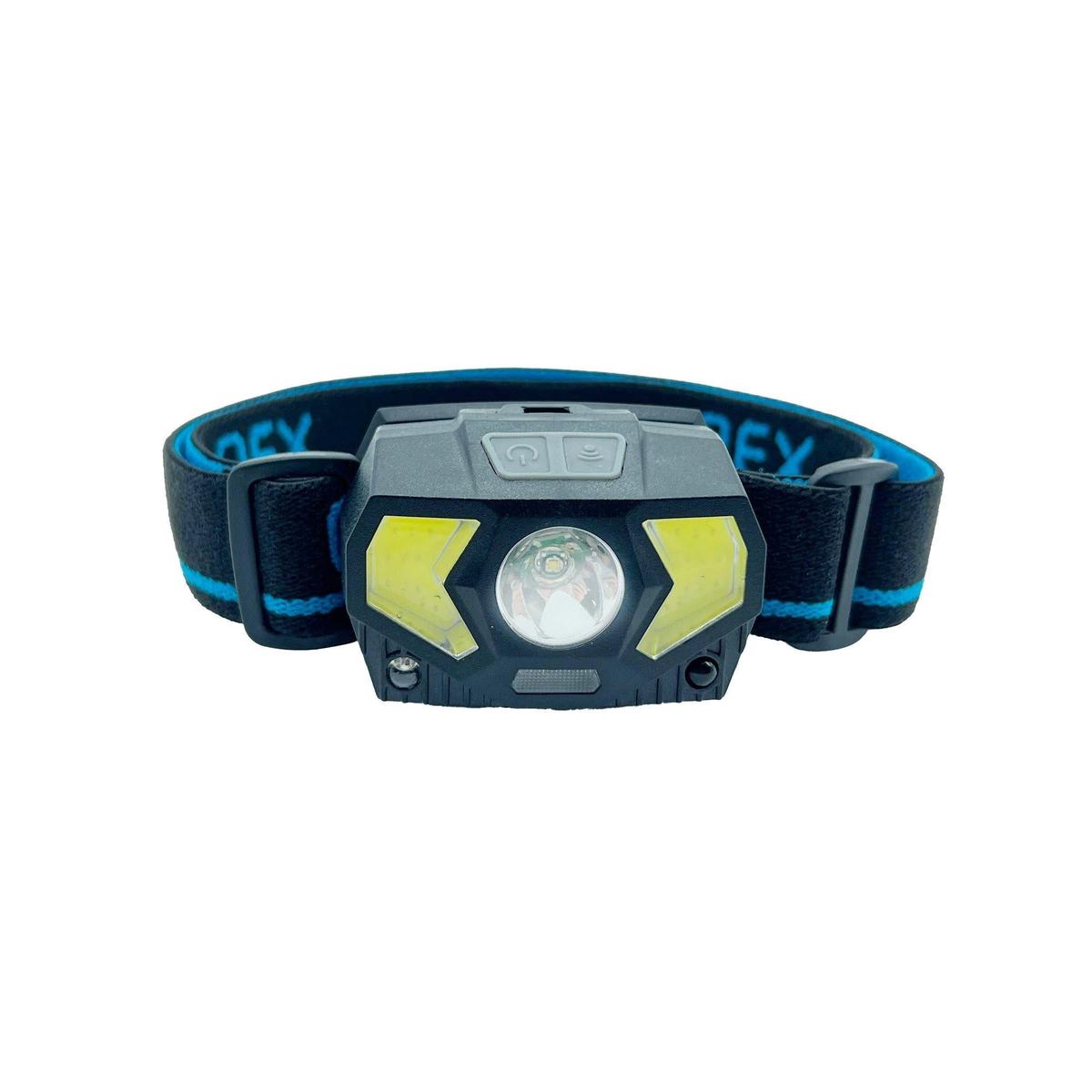 300 Lumens Rechargeable Headtorch - Black BlackOs