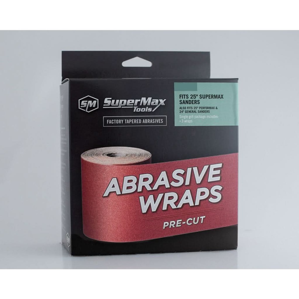 Supermax 625-080 80-Grit 25 Drum 1-Pack