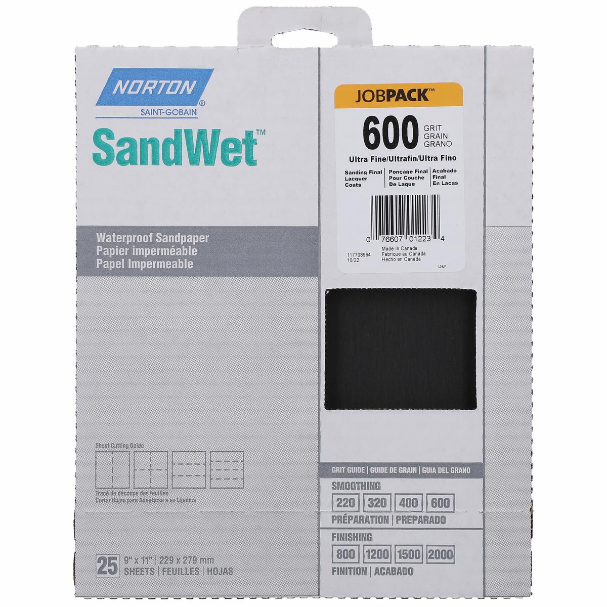 Ultra Fine 600 Grit Paper Sheet