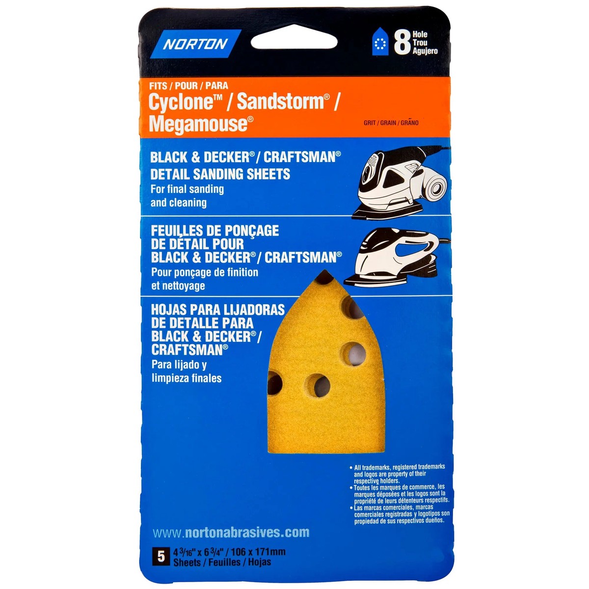 Very Fine 220 Grit Detail Iron Shape Hook & Loop