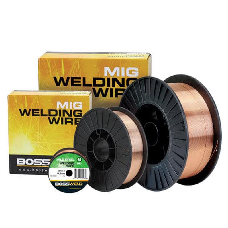 0.6mm x 0.7Kg Spool 70S-6 Mild Steel Mig Wire 200001 by Bossweld