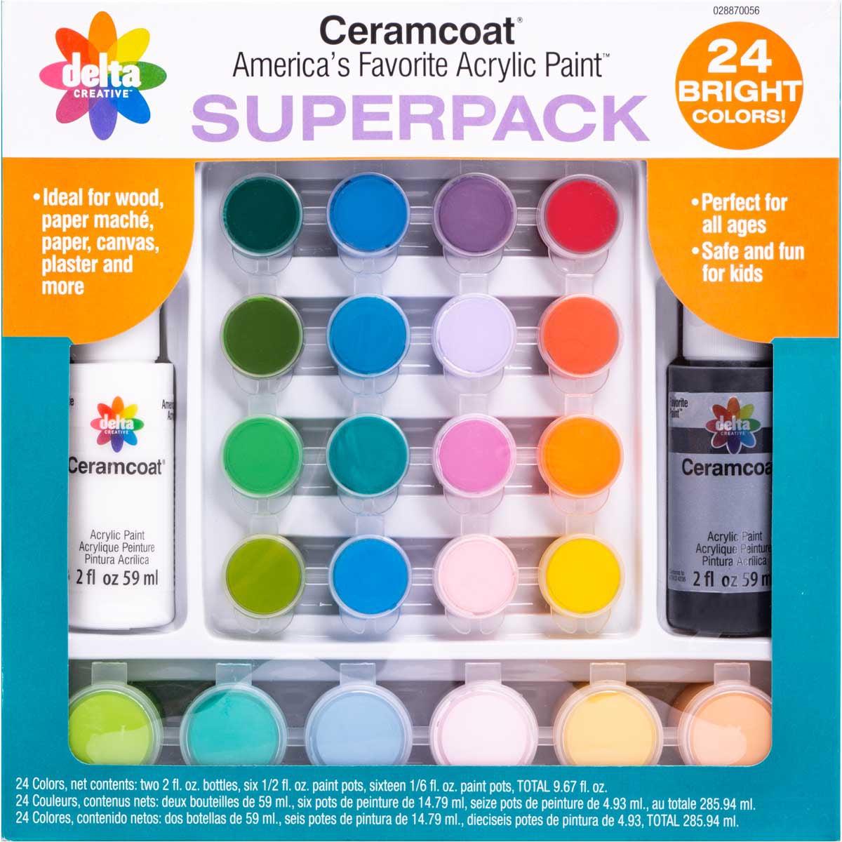 Acrylic Ceramcoat Set Bright