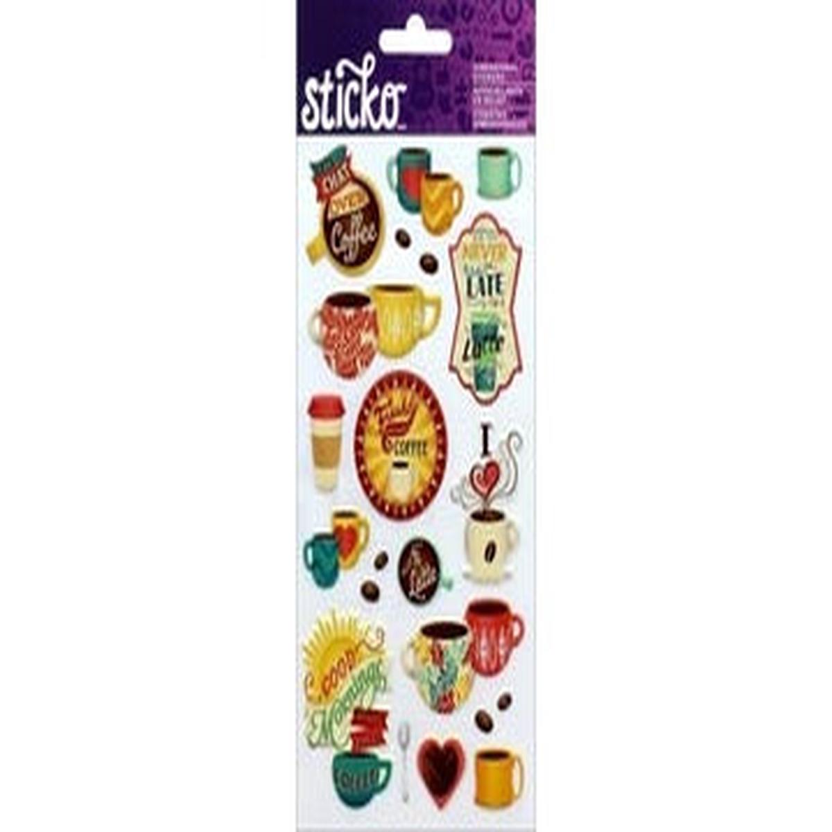 Ek Sticko Sticker Coffee Lattes