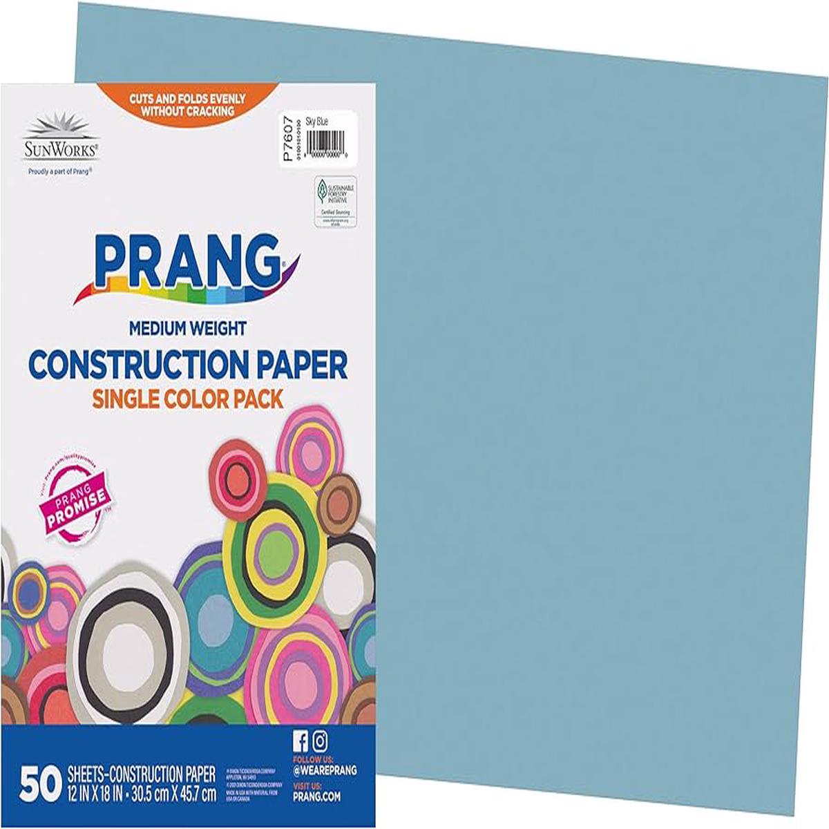 12X18 Sky Blue Constr Paper