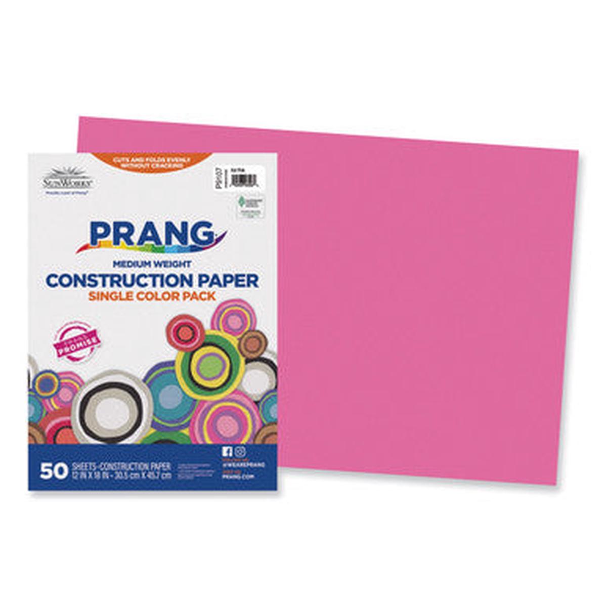 12X18 Pink Construction Pape