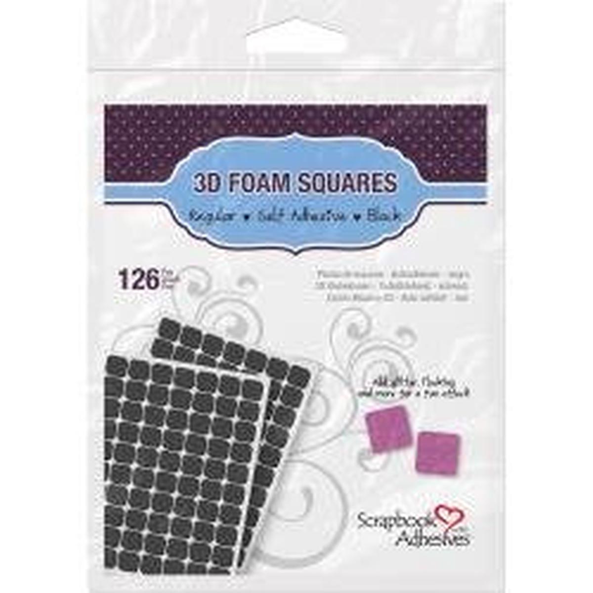 .5X.5 Foam Squares Black