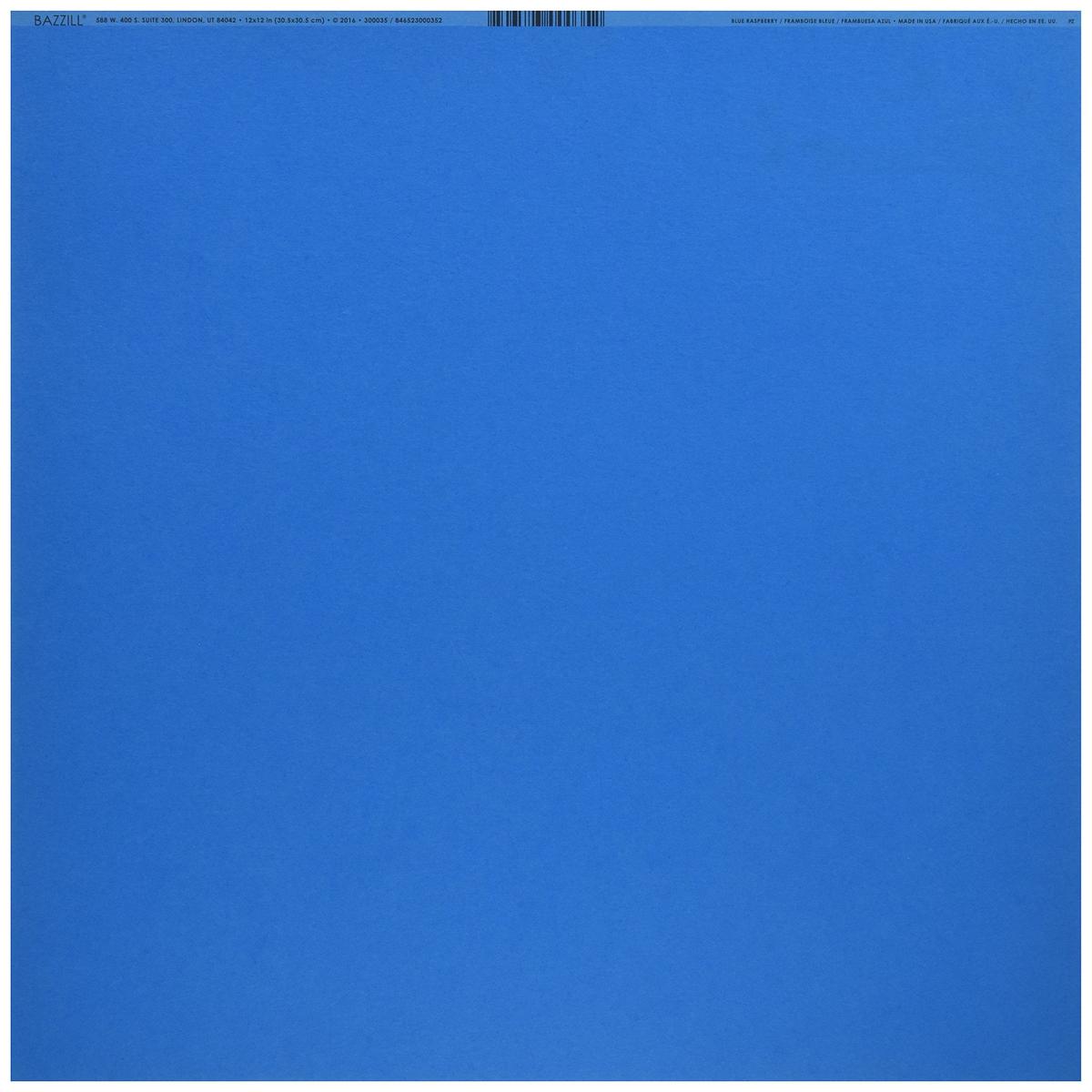 12X12 Blue Raspberry Cardstock