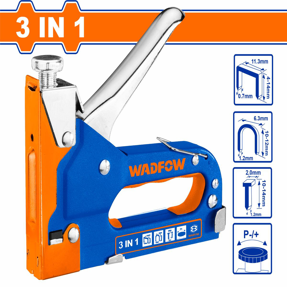 WADFOW 3 In 1 staple gun  WGU2614