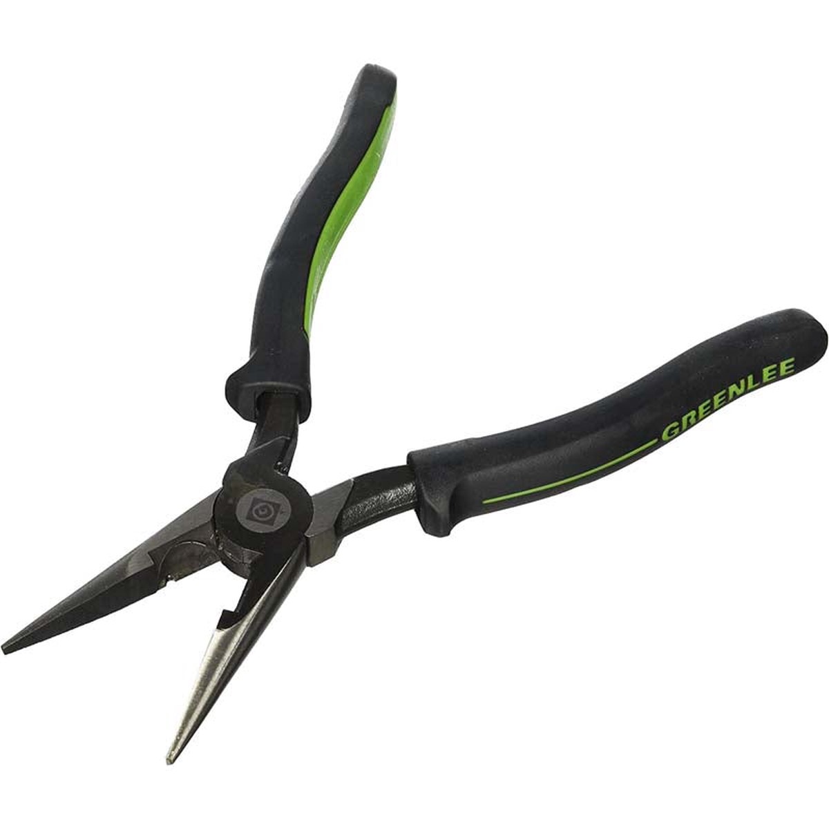 0351-08SM - PLIERS LONG NOSE 8IN WITH 12AWG WIRE STRIPPER