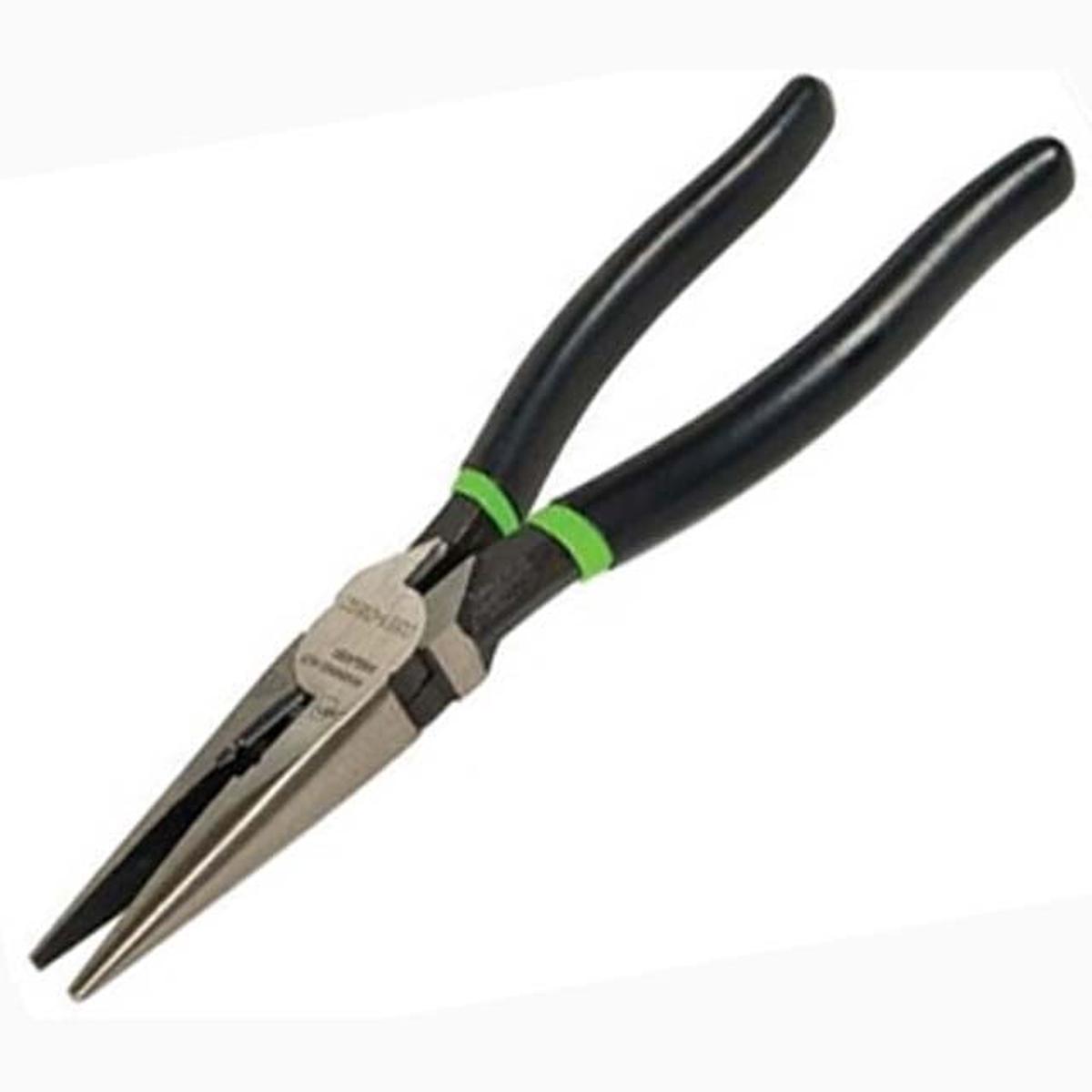 0351-08SD - PLIERS LONG NOSE 8IN WITH 12AWG STRIPPER