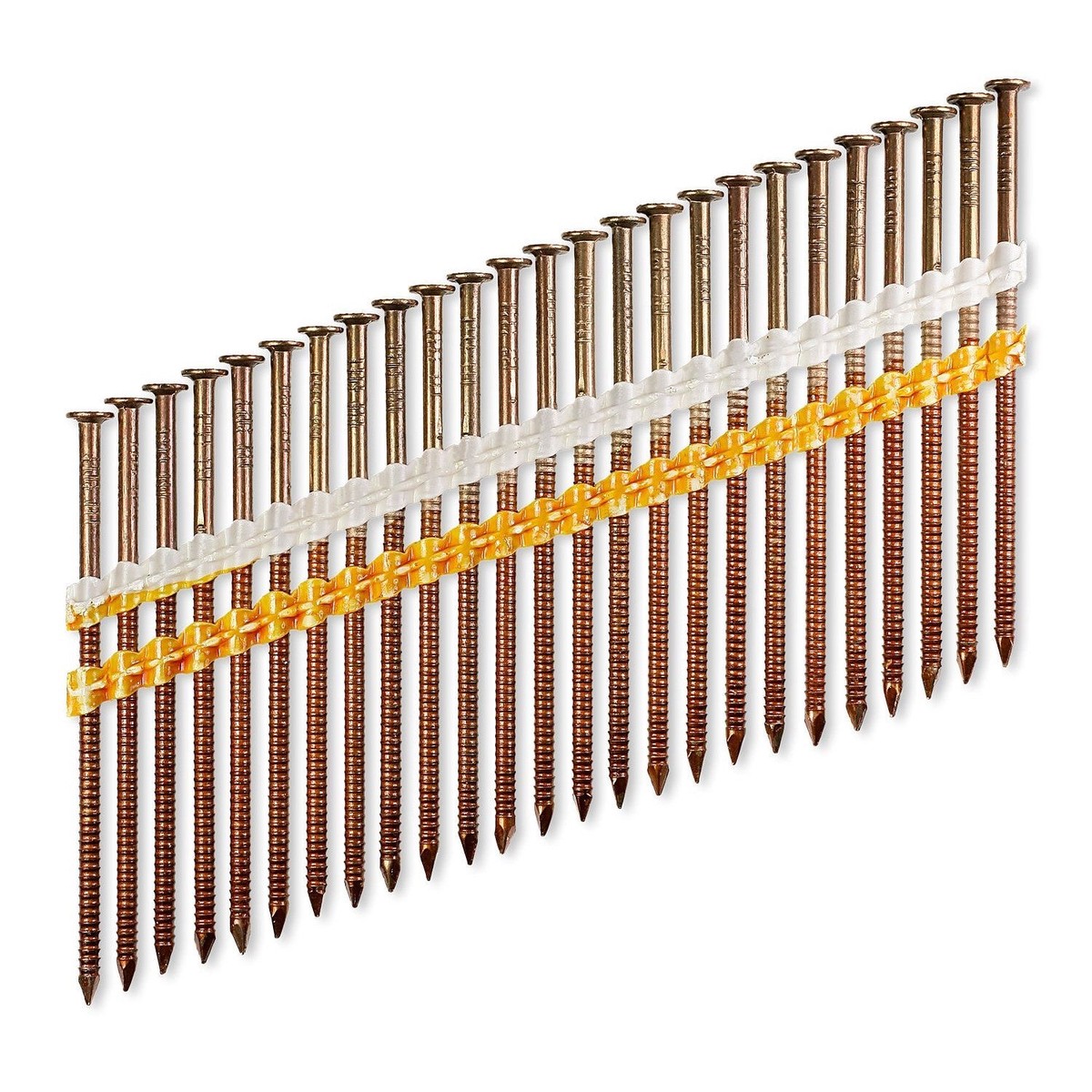 0113 x 2 20-22 Degree Full Round Head Ring-Shank Nail - 5000 pkg